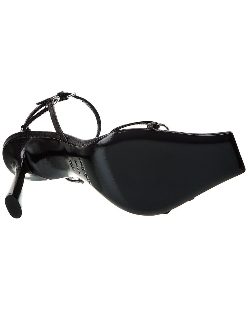 Saint Laurent Nova 105 sandalo donna slingback in pelle