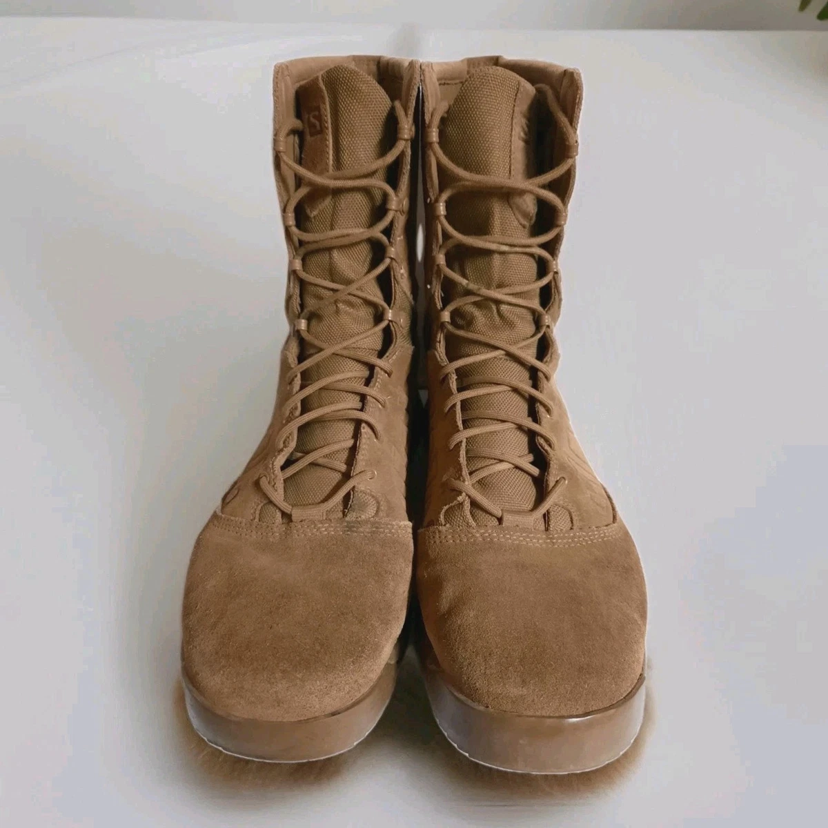 Military Authentic hot weather Combat boot Coyote reinforced toe men SZ 7.5R EUC Belleville GCIB Hot Wheather Combat Boots | Mercari main image 4