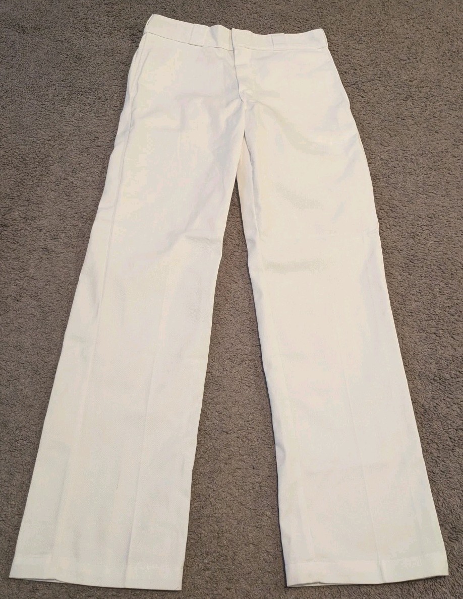 Dickies 874 Original Fit White Work Pants New with Tags! Men's