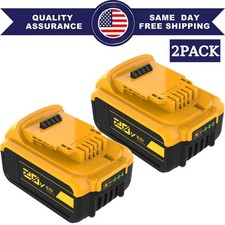 2x For Dewalt DCB205 20V Max Batteries 5.0Ah Lithium Ion Li-Ion 20 Volt DCB205-2