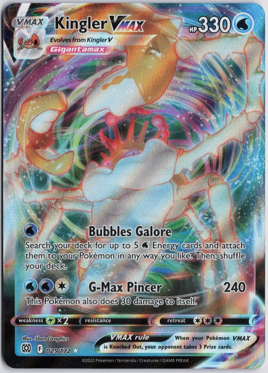 kingler pokemon card value Kingler Krabby Pokmon Trading Card Lot Vintage 1999 Base Set Original TCG 90's