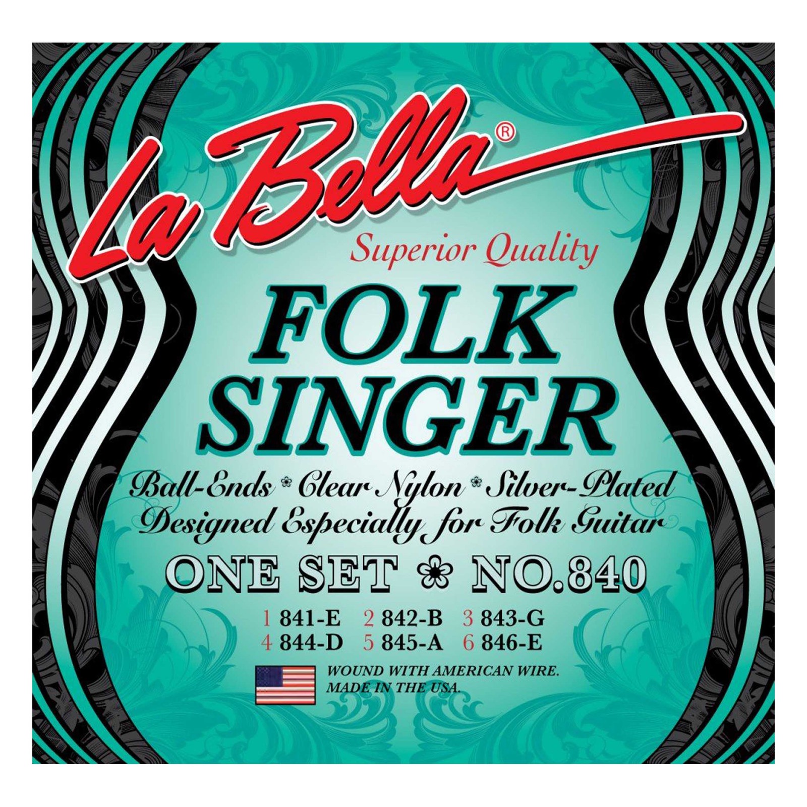 LaBella 840 Labella Folksinger 2690₽