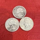 Washington Quarter Silver 25C 1941 1964 Circulated Business Strike Lot Variety