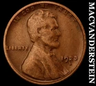 1923-S Lincoln Wheat Cent- Semi Key Better Date No Reserve #J4464