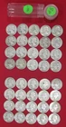 1945 (P) Washington Silver Quarters - Mixed - 40 Coins - Actual Coins L130