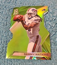 2015 Spectra Sammy Watkins Buffalo Bills Green Prizm Die-Cut 7/15 #99