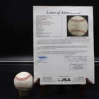 Willie Mays Signed Rawlings ONL Baseball White Giants Autograph JSA LOA D14232