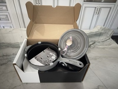 Staub x Pamela Salzman - Cast Iron3 qt Sauce Pan, Cast Iron
