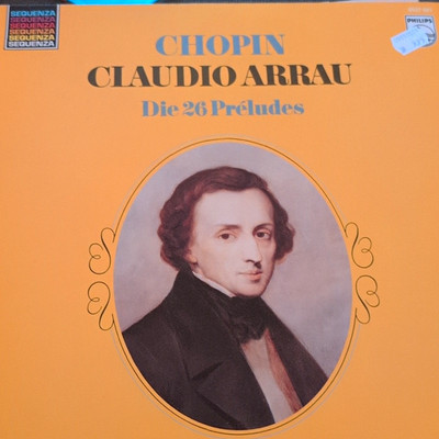 Philips Frédéric Chopin Claudio Arrau Die 26 Préludes LP Vinyl Stereo 6527 091