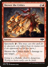 MTG Skewer the Critics 115/259 Ravnica Allegiance Common NM/M