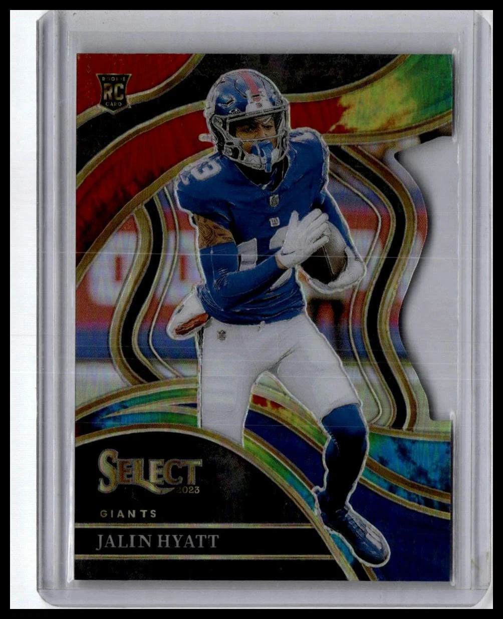 2023 Panini Select #263 Jalin Hyatt Tie-Dye Prizms Die Cuts #/25 ROOKIE
