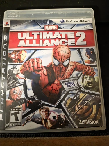 Marvel Ultimate Alliance 2 (PS3) - Game, Manual And Case Tested And Working
