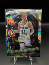 2025 Panini WNBA Prizm #124 Courtney Vandersloot Cracked Ice Chicago Sky