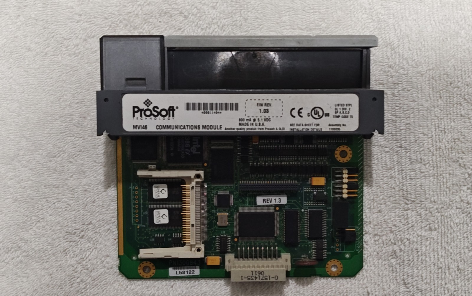 PROSOFT MVI46-GSC, COMMUNICATION MODULE, F/W REV. 1.03, MVI46GSC