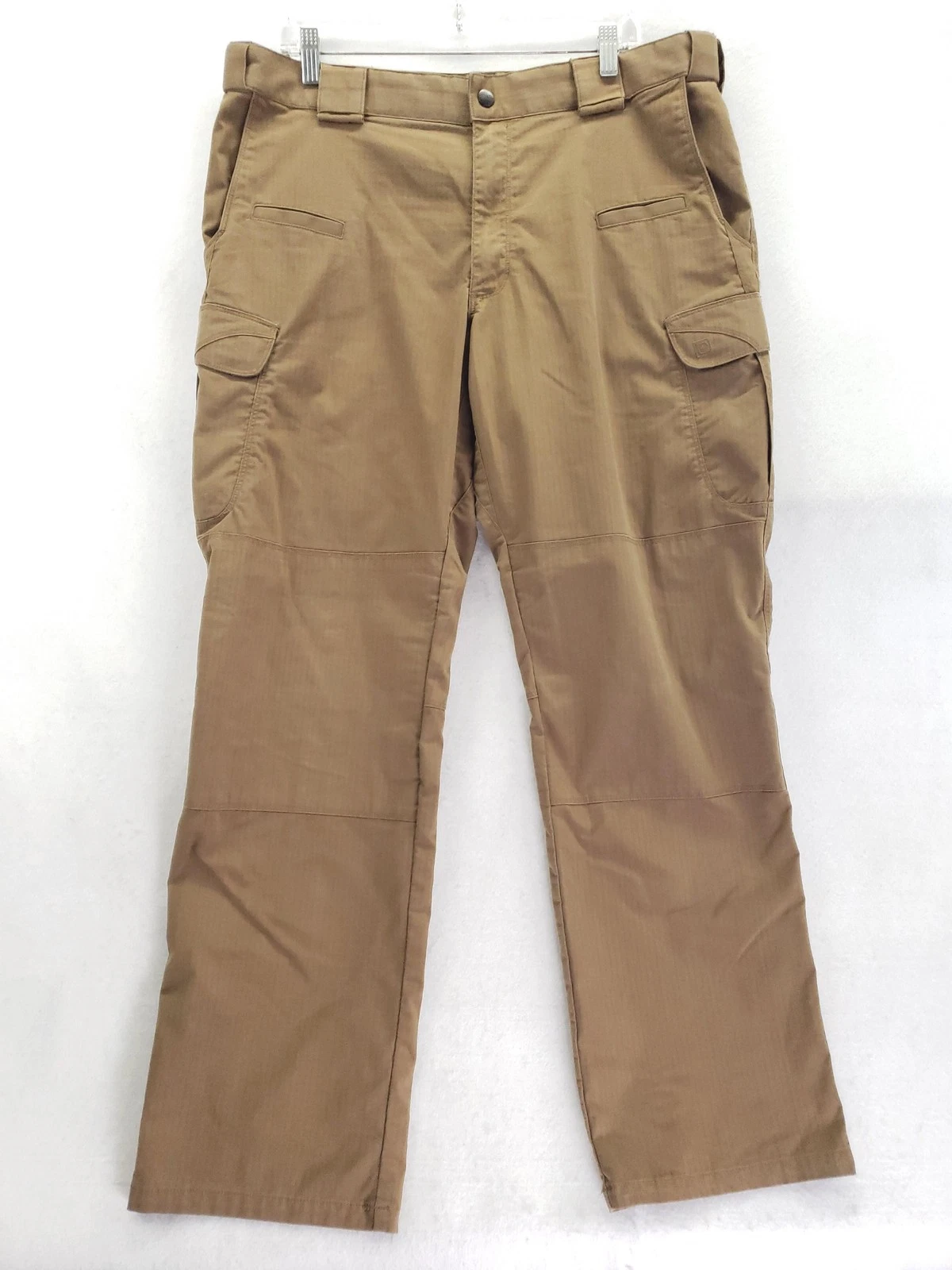5.11 Tactical Pants Mens 38x32 Brown Cargo Ripstop Workwear Relaxed Fit