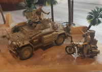 Tamiya 35286 1/35 Sd.Kfz 222 SpäHpanzer - Nordafrika - 4 Dak Soldaten Gebaut