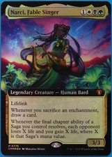Narci, Fable Singer (Extended Art) FOIL Commander Masters MINT (512078) ABUGames