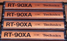4x TECHNICS RT-90XA  Audiokassetten