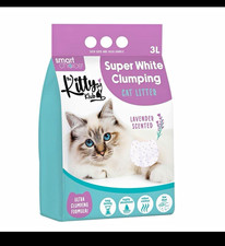 Smart Choice Super White Clumping Cat Litter, Lavender Scented 3L