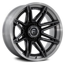 Fuel Fc401 Brawl Wheels 20x10 -18 8x170 125.1 Black Rims Set Of 4