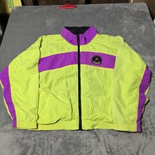 Vintage 90's Mens FILA PRO Beach Volleyball Purple Windbreaker Jacket Sz M