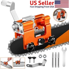 Portable Chainsaw Sharpening Jig Sharpener Kit 12-20" Chainsaw &Electric Saw