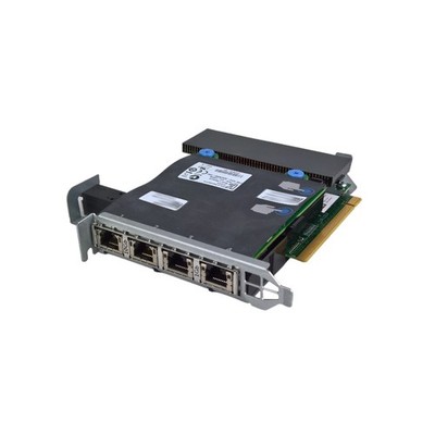 DELL 099GTM Intel X540 4-Port 10GBe 1GB Network Daughter Card + 08PX9W RiserCard
