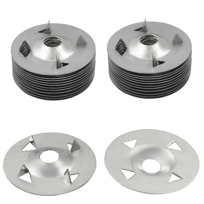 100 PCS 1-1/8 inch Go Board Fasteners Metal Plaster Washer for Foam Board