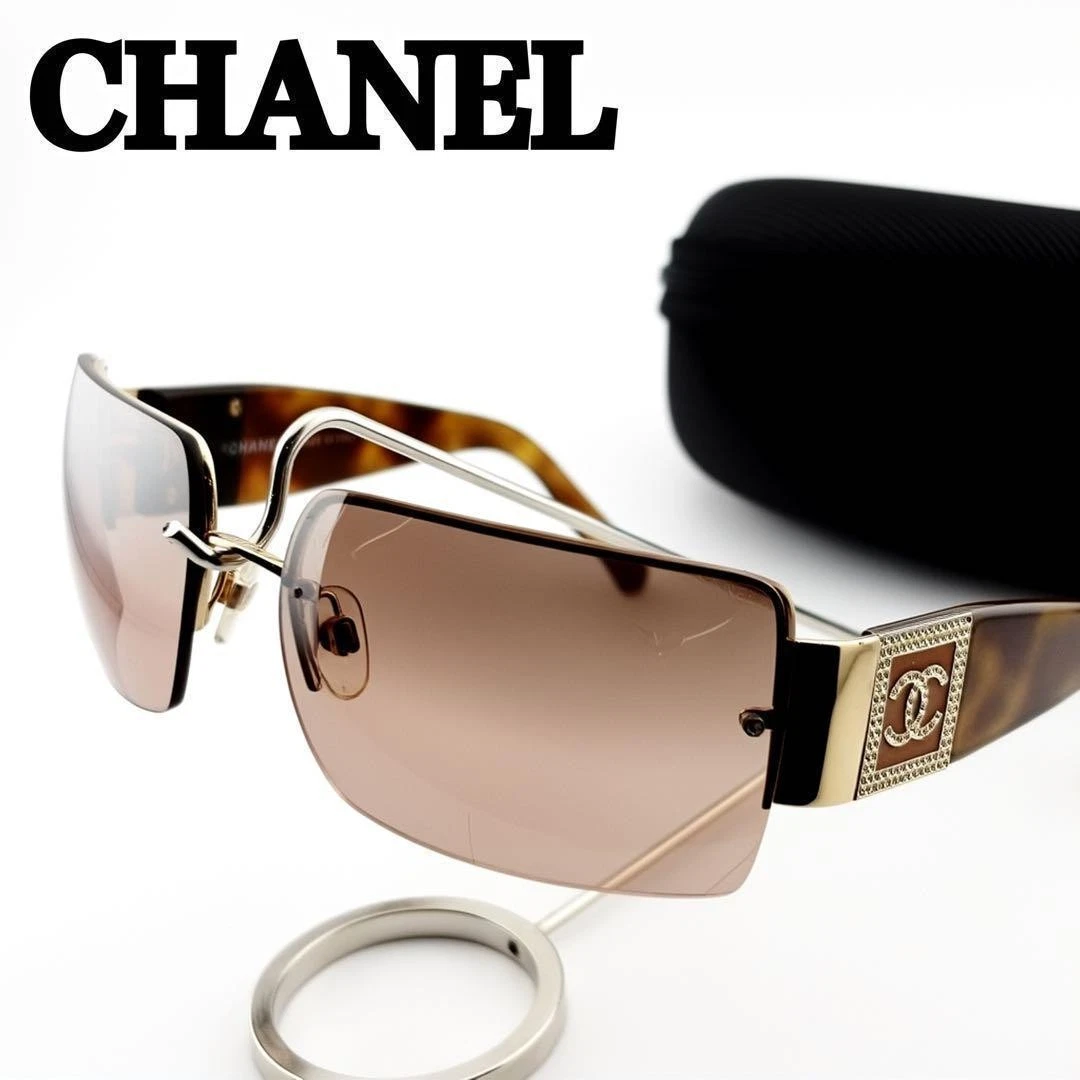 CHANEL Brown Rimless Sunglasses for Women Just Listed 2026