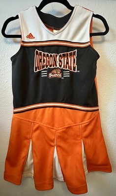 adidas Oregon State Beavers Cheerleader Dress Girls 14 Halloween costume