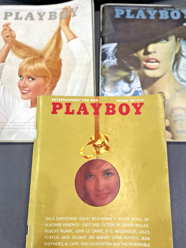 Playboy 1965  Oct, Nov, Dec  issues