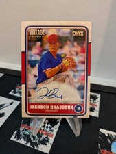 2025 Onyx Vintage Baseball Jackson Brasseux Auto A&M Aggies