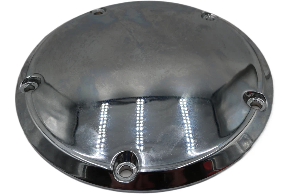 60766-06 OEM NTO 2007-2015 HARLEY-DAVIDSON SOFTAIL DYNA TOURING CHROME DERBY COV - Image 2 of 3