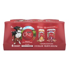 Purina ONE Tender Cuts Wet Dog Food Variety, 13 oz, 6 Pack 3.75 per gallon