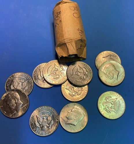 Lot Of 20 Gem BU 1967 40% Silver Kennedy Half Dollars most