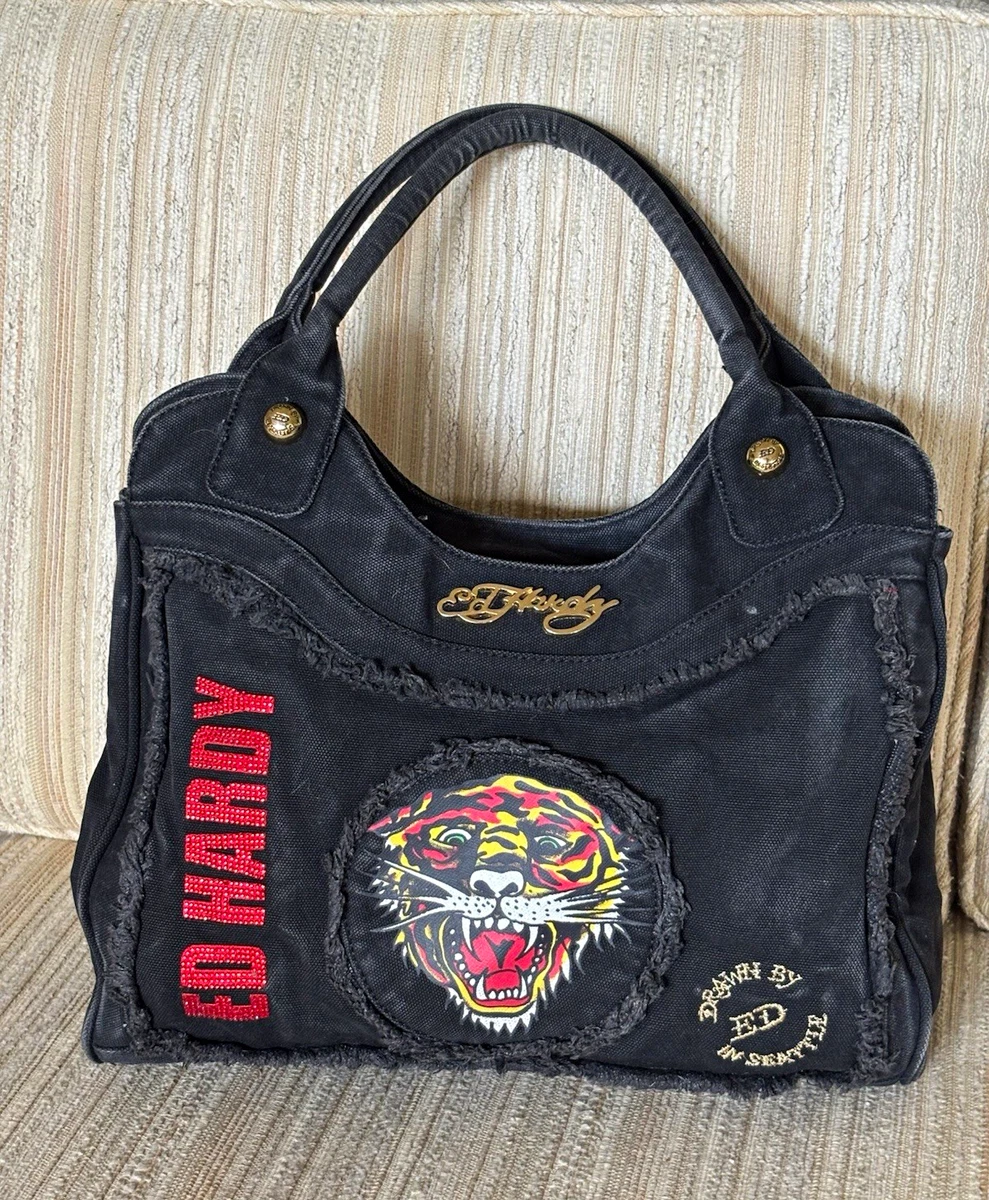 Ed Hardy Cotton Exterior Bags & Handbags for Women for sale | eBay