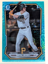 2026 Bowman Chrome Brent Iredale 1st AQUA SHIMMER /125 Pirates #BCP-31