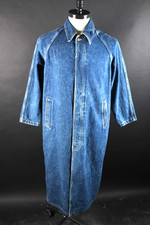 Vintage 80s 90s Guess Georges Marciano Denim Jean Coat Jacket Mens Medium USA