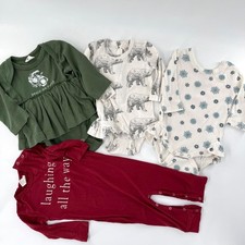 Kate Quinn Baby Bundle 6-12M Red Green Winter Polar Bear Holiday Good Condition