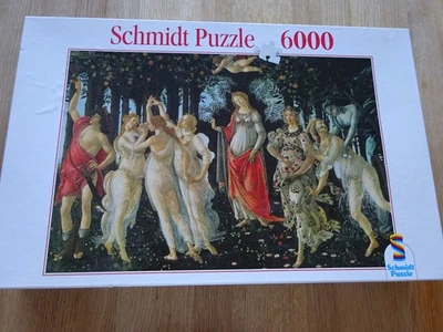 6000 Der Frühling/Botticelli, Schmidt, Puzzle, vollständig, 9-4 - Bild 1 von 4