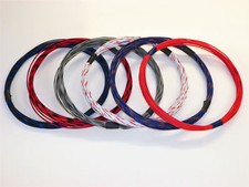 6 AUTOMOTIVE WIRE 18 GAUGE GXL SIX COLORS 10' EACH STRIPED WITH 150 CHOICES