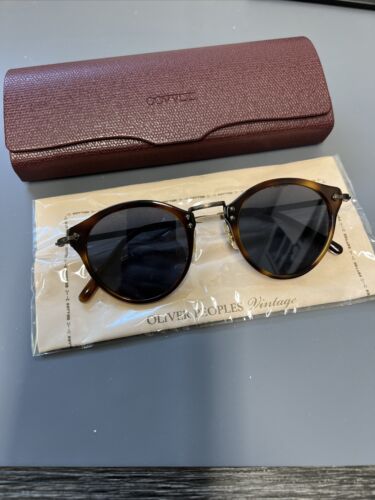 Oliver Peoples OP-2005 Women's Sunglasses Gold Frames Brown  PRESCRIPTION LENSES