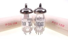 2x PCC189 = 7ES8 ( ~E88CC - ECC88 -6922) Philips Röhre tube NOS NEW #5596