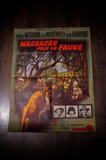 RAMPAGE Robert Mitchum French Medium Vintage Movie Poster Original 1963