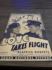 1937 Love Takes Flight Pressbook Cover Sheet (A)