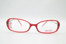 Vintage Kenzo IZUMI K0829 Red Black Oval Glasses Frame Eyeglasses NOS