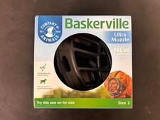Baskerville Ultra Dog Muzzle Black Size 3 Med Dogs