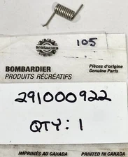 1 NEW Bombardier Sea-Doo Factory Original Latch Spring ​​​​​​​​​​​OEM 291000922