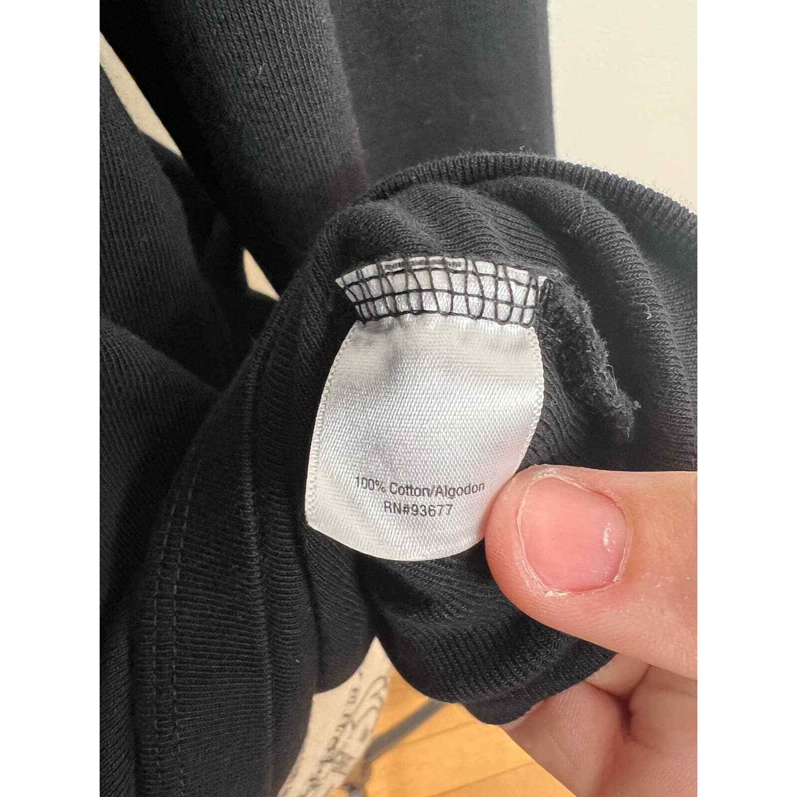 St. John's Bay Classic Tee Basic Black Long sleev… - image 5