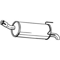 Bosal EndschalldäMpfer SchalldäMpfer Passend FüR Opel Astra H 185-475